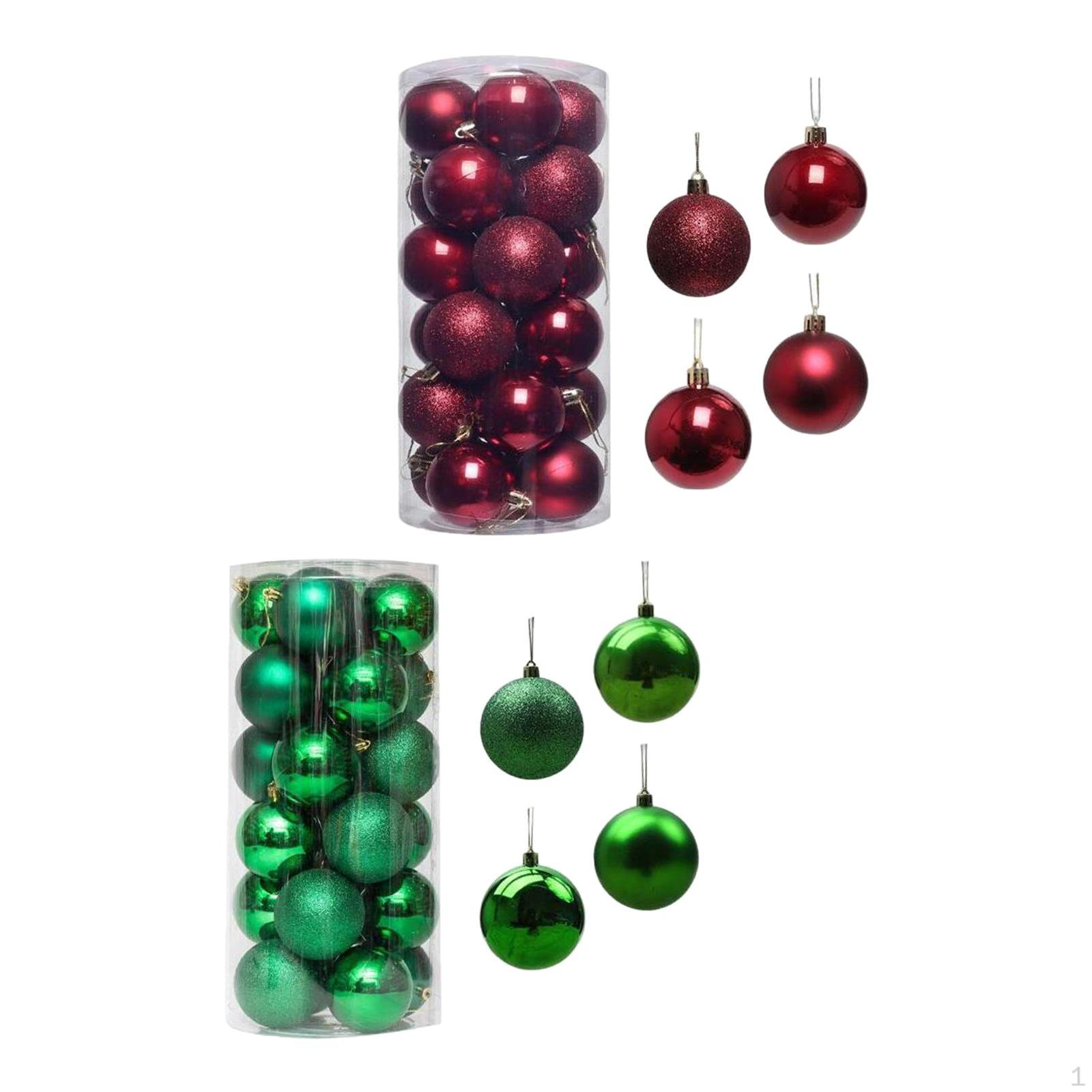 

Набор из 48 штук ассорти рождественских шаров для праздничного домашнего декора