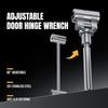Door Hinge Adjustment Tool Stainless Steel Rolled Hinge Adjusting Wrench For Indoor Outdoor Doors Sagging,Jamming, Misalignment