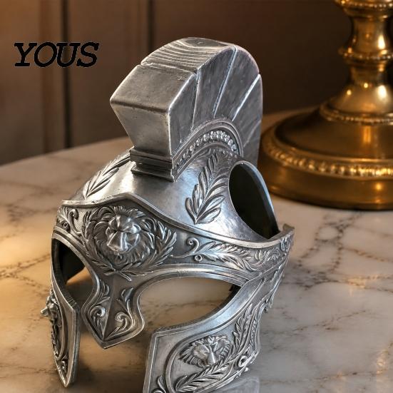 Decorative Cat Mask for Photos Roman Centurion Helmet, 3D Printed Warrior Mask, Unique Gifts Lovers Funny Cosplay Pet Party Costume Accessories