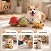 Cute Cartoon Pet Playthings Plush Fruit Dog Toy with Bell, Squeaky Interactive Chew Toy, Funny Anthropomorphic Toys Soft Stuffed for Small to