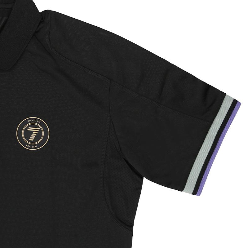 Emporio Armani EA7 FW25 Logo Stripe Decorated Short Sleeve Polo Shirt Men Tops 7M000257-AF13537-UC001