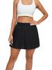 Pleated Low Waist Anti-Exposure Running & Fitness Tennis Skirt with Pockets