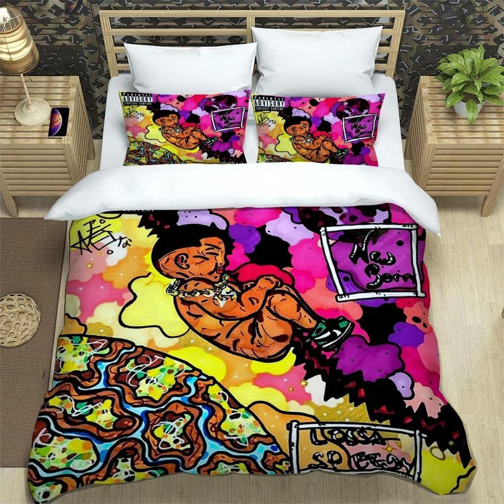 American carton ilustration Print Polyester Beding SetsChildren or Adult Peoples for Beds Comfortable Quilt Cover