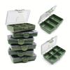 1pc Compartments Fishing Tackle Boxes Bait Outdoor Lure Hook Accessories Box Storage Multi Functional Organization Boxes