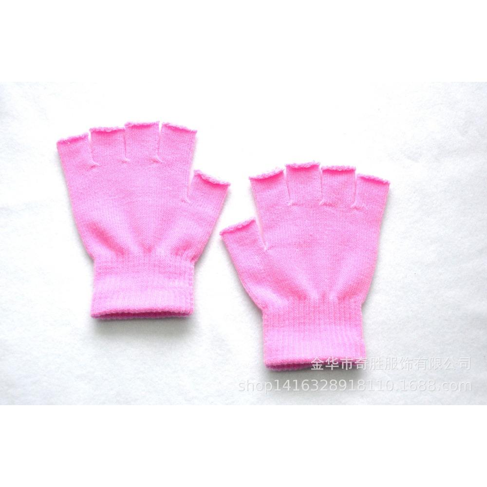 Erwachsene Winter Warme Gestrickte Halbfingerhandschuhe Männliche und Weibliche Studenten Reithalbfingerhandschuhe