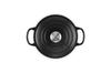 LE CREUSET Cast Iron Enamel Cocotte Ronde Pot, 18 Cm, Matte Black, Induction Oven Compatible [Official Japanese Product]