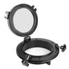 8in Opening Portlight Black Easy Round Shape Installation Universal for RV Boat Yacht