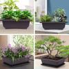 Rectangle Plant Pots for Plants Outdoor Garden Pots Flowerpots Succulents Plant Pot Trays Garden Supplies Square Planter