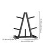 Triangular Plate Storage areaSaving Weight Rack Long-Lasting for Home Gym