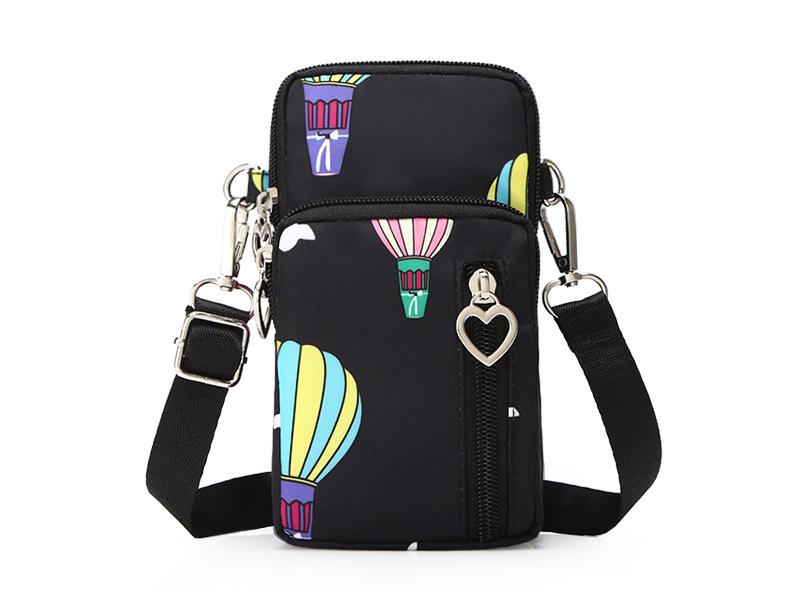 Women's Crossbody Phone Bag - 2023 Korean Canvas Shoulder Bag, Casual Small Square Wristlet & Neck Pouch