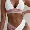New Contrasting Webbing Triangle Xingcheng Women's Sexy Bikini Swimsuit Women
