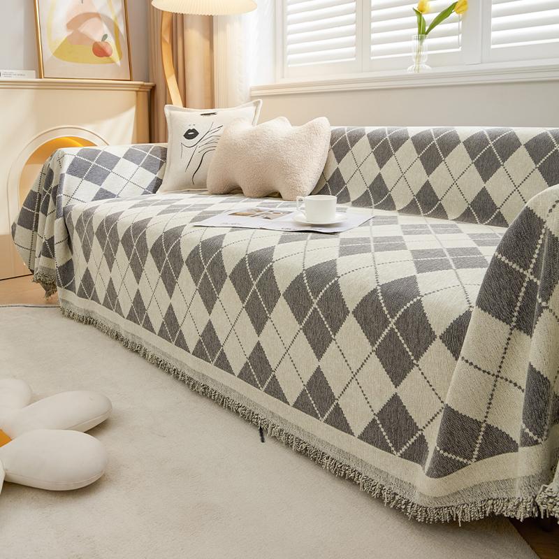 

Ретро синельное полотенце для дивана, чехол для дивана с защитой от кошачьих когтей, универсальный универсальный чехол для дивана, двусторонний 180*130cm