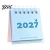 Durable Daily Schedule Dec. Standing 2027 Jan. Desk Calendar Organizer Mini 2027 to Flip Small