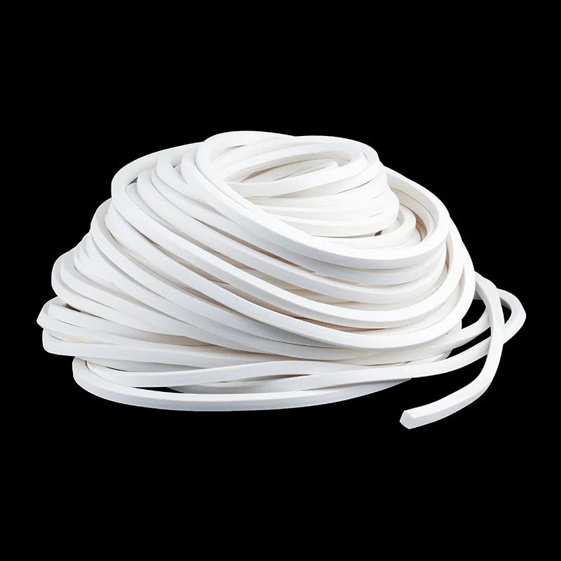 Direct Selling Top Quality White Silicone Foam Strip 3meters Square Foam Silicon Strip for Sealing purpose Acoustic foam Sealing