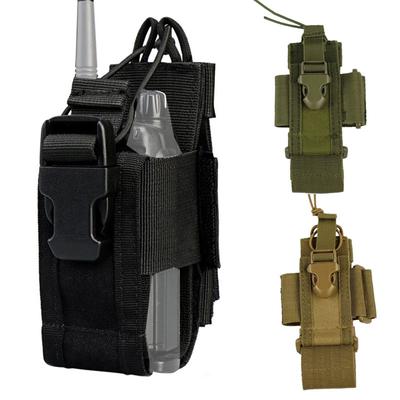 Molle Tactical Radio Pouch Militär Walkie Talkie Halter Mag Bag Airsoft Paintball Jagd Taille Gürtel Taschen Telefon Fall Holster