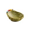 Ceramic Fruit Bowl & Stainless Steel Fruit Fork Set