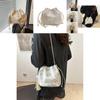 Minimalist Fashion Shoulder Bag For Women 2024 Trendy Summer Large Capacity Pu Bucket Bag