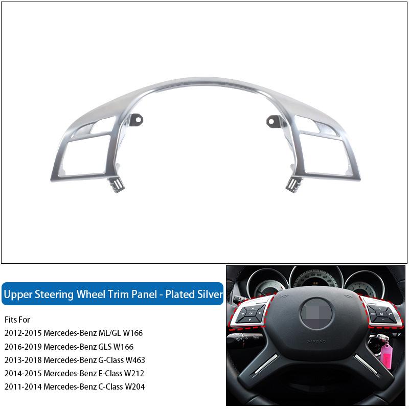 Mercedes ML/GL/GLS W166 & E/C/G-Class W204 Steering Wheel Trim Cover Accessories
