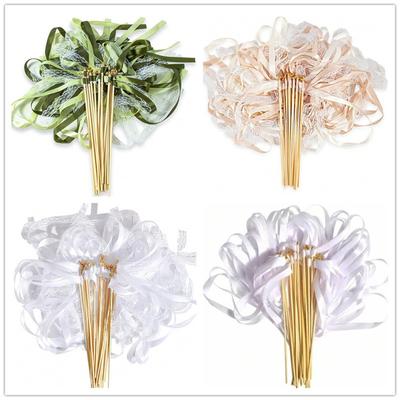 Wedding Colored Ribbons, Fairy Sticks, Magic Sticks, Ribbon Flower Decorations, Party Wedding Supplies, Wedding Decorations, Birthday Party Decoration