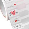 1 Roll 500 Pieces Jewelry Price Tags Stickers Self Sticky Accessories Blank Label for Necklace