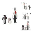 Hot Game Skibidi Toilet Vs Surveillant Building Blocks Abs Plastic, Toilet Man And Surveillant Designs, 100-200 Pieces