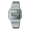 Vintage Retro Modern Silver Watch Silver A700WEV-7AVT,