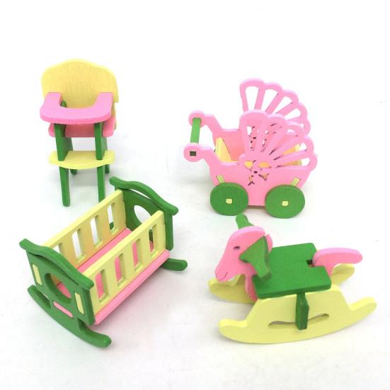 Buy 1 Set Vivid Lovely Decorative High Saturation Doll House Furnitures