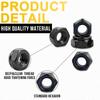 290 Pieces of Stainless Steel Nylon Nut Set