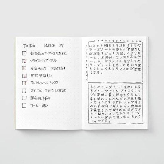 Travelers Company Notebook Refill Dot Grid 3-Pack Passport Size