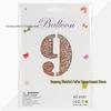 40" Rose Gold Laser Cut Number Balloon - Birthday, Proposal, Wedding, or Bridal Decor