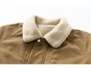 Men's Retro Velvet-Lined Corduroy Jacket - Winter Casual Lapel Coat