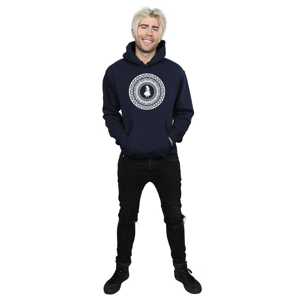 Disney Mens Alice In Wonderland Circle Hoodie