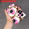 2DFlat Samsung phone case Cute Cat Toast Pattern Phone Case Applicable to Galaxy S22 S23 S24 S25ULTRA S26 A12 A13 A14 A15 A16