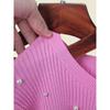 Fresh Sweet Fashion Temperament Pearl Decoration Knit sweater Women Foreign Trade Rib Japan fashion Light Luxury Bottoming Shirt