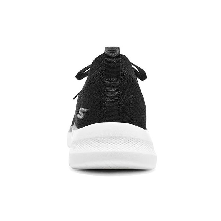 Skechers Go Walk 6 Hyper Burst Fabric Minimalist Versatile Foam Technology Slip-On Sports Low-Top Casual Shoes Men sneakers Black White 216272-BKW
