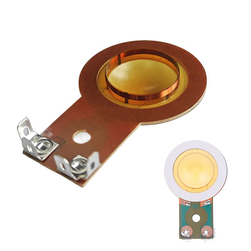 1Pc Diy Accessories 25.4Mm Horn Treble Film With Bracket Resin Membrane Drive Head Tweeter Voice Coil Sound Film Buzzer