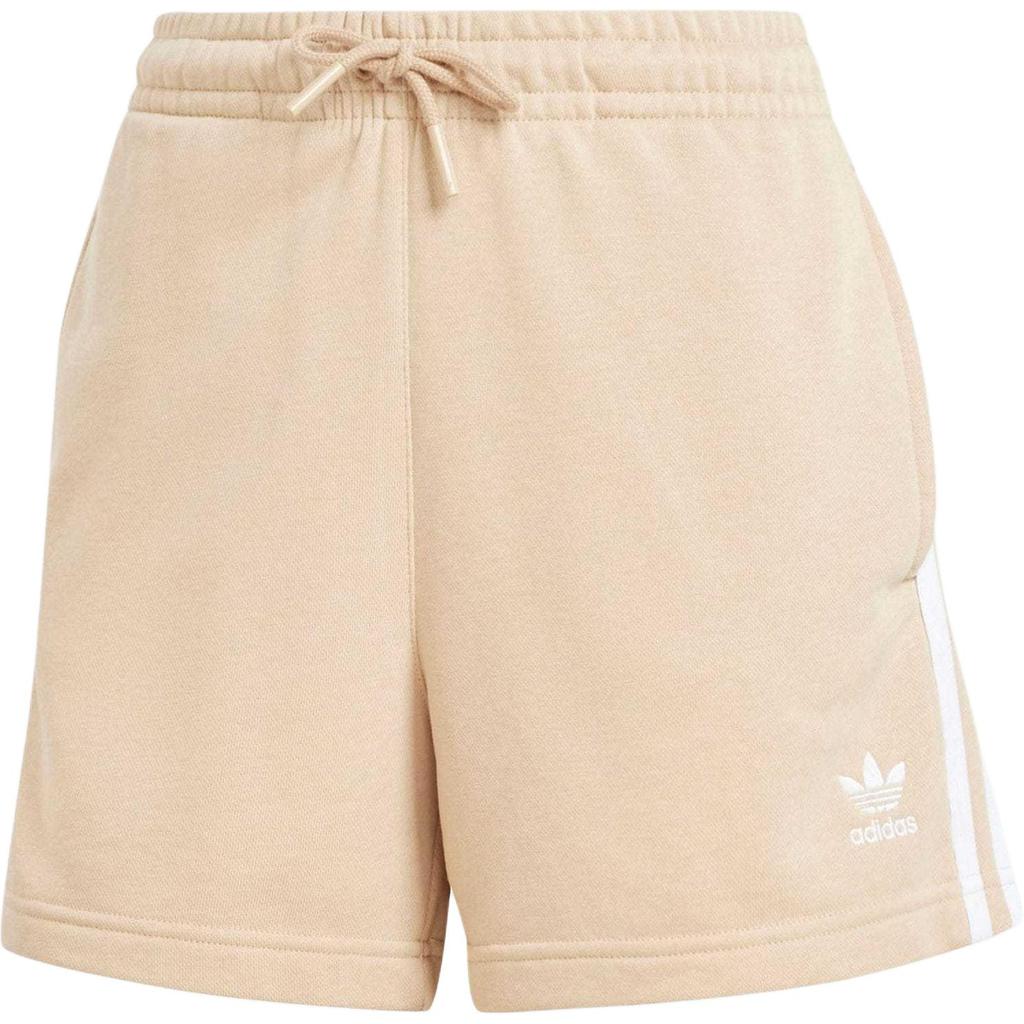 Adidas French Terry 3-Stripes Shorts Women Shorts Magic-Light-Brown IY2159