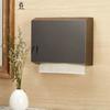 Creative Metal Tissue Holder Gold Paper Towel Dispenser Toilet Paper Holder Box Bathroom Stainless Steel Wall-mounted Without Pu