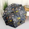 1pc Looney Tunes Fabric Panel Umbrella with Plastic Handle,Cartoon Pattern,Suitable for All Seasons Multi-functional Umbrella391
