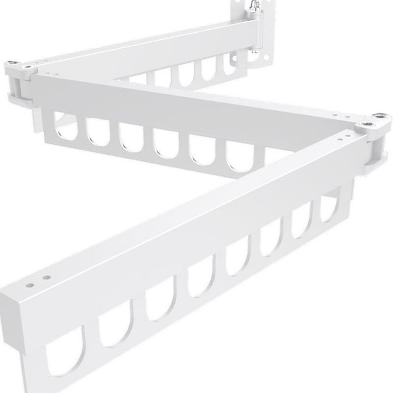 Wall Mounted Foldable Metal Clothes Drying Rack Window Retractable Clothes Drying Rack Home Balcony Folding Clothes Drying Rack