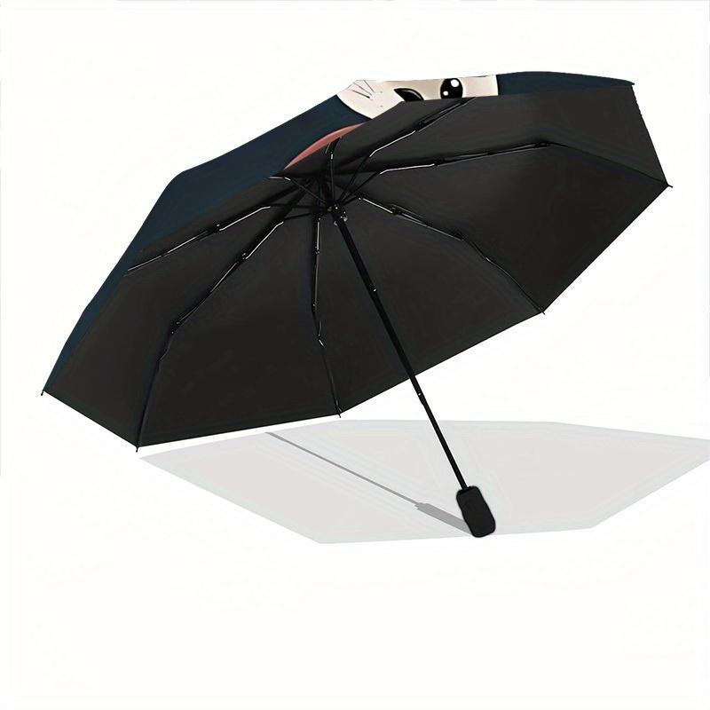 1pc Bunny Superhero Automatic Open/close, All-Season Portable Folding Umbrella, Travel, Everyday, Formal Events095