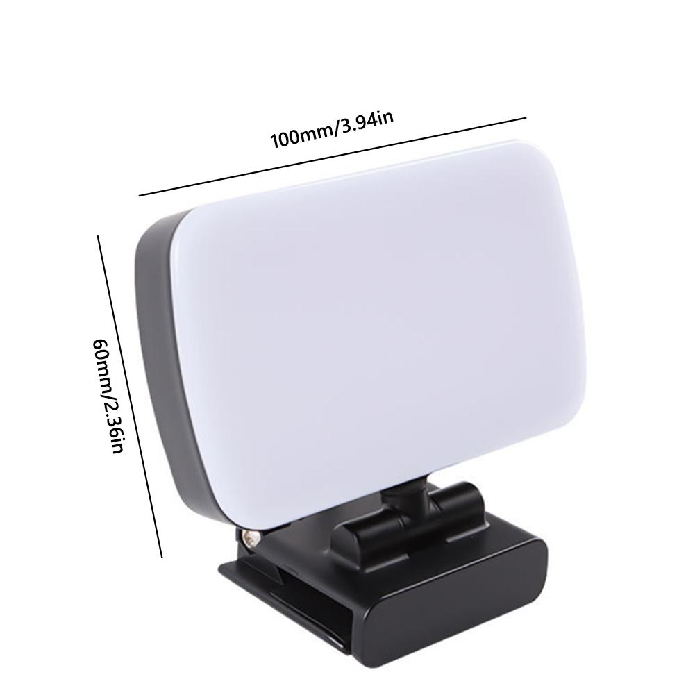 Video Conference Lighting 3000K-6500K LED Streaming Light Computer Camera Light for Live Streaming/Video Recording