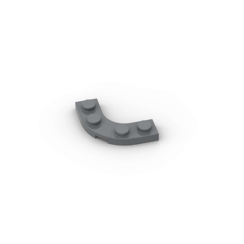 Non-Toxic Moc 10Pcs 68568 Round Corner 3X3 Building Blocks With 2X2 Curved Cutout Bricks Particle Puzzle Educational Toys Children Gifts