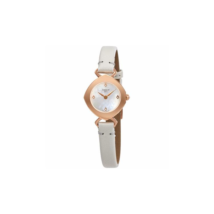 TISSOT Yiting Collection Quartz Movement Women's Watch 22.58mm Mother of Pearl Color Watch Dial T113.109.36.116.00