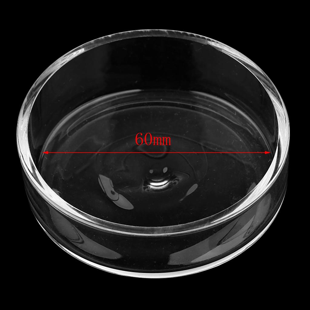 Glass Shrimp Feeding Food Dish Transparent Tray Aquarium Products for Freshwater and Marine Tanks