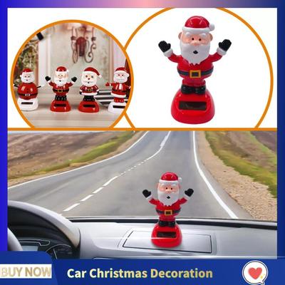 Clip profumate per presa d'aria per auto, 3D, Babbo Natale, campanello di alce, clip in resina per aromaterapia, accessori per la decorazione degli interni dell'auto