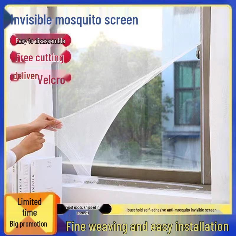 Mosquito-Proof Self-Adhesive Magic Tape Window Screen Mesh