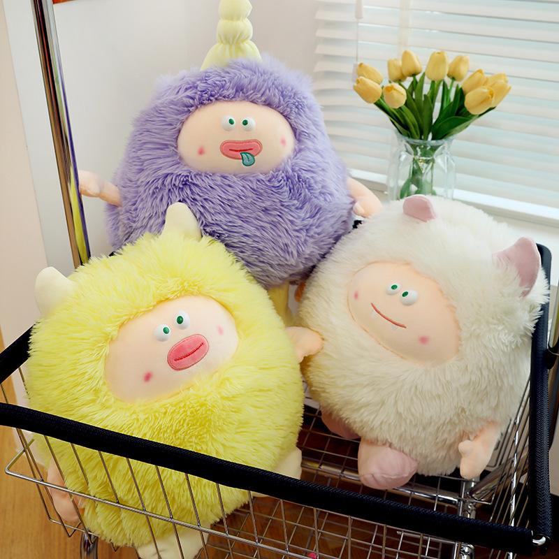 Dopamine Eye Monster Plush Toy Cartoon Doll Children Sleeping Pillow Gift