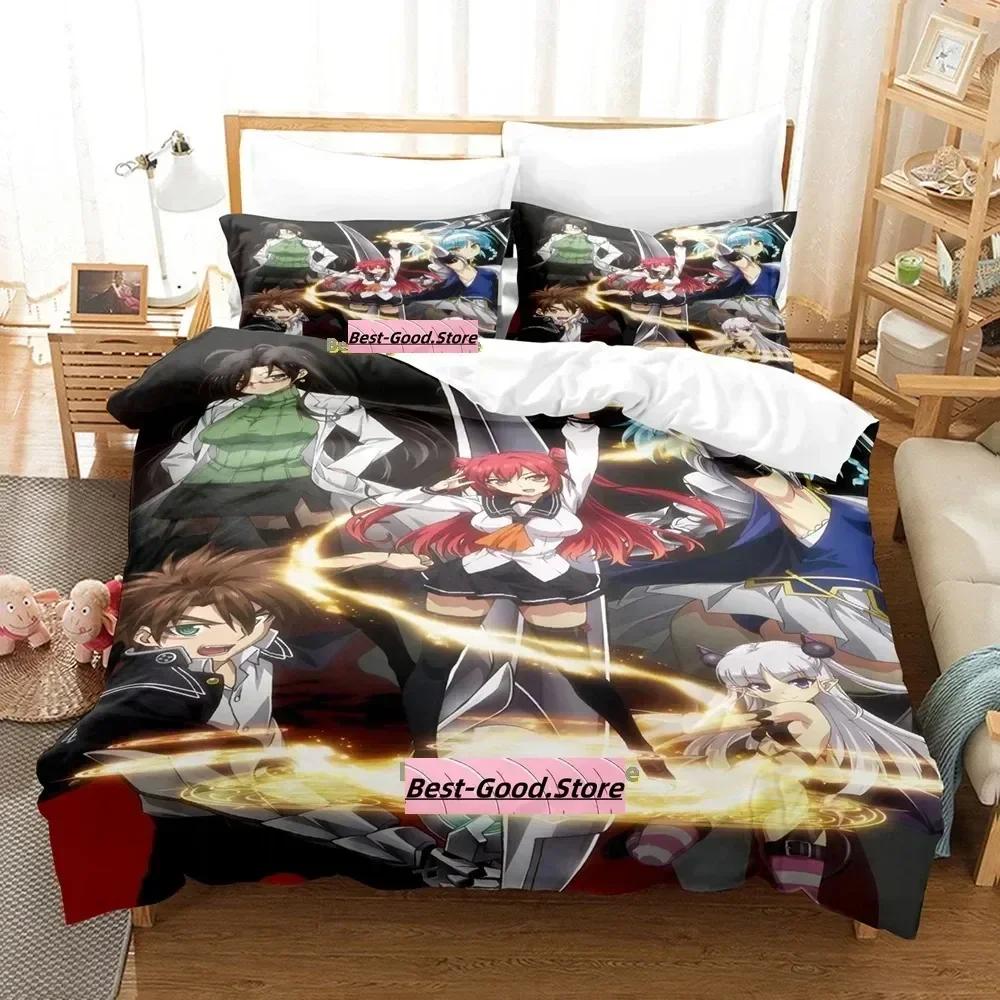 Shinmai Maou No Testament Bedding Set Printed Bed Set With Pillowcase Bed Duvet Cover Single Double Queen Super King Size