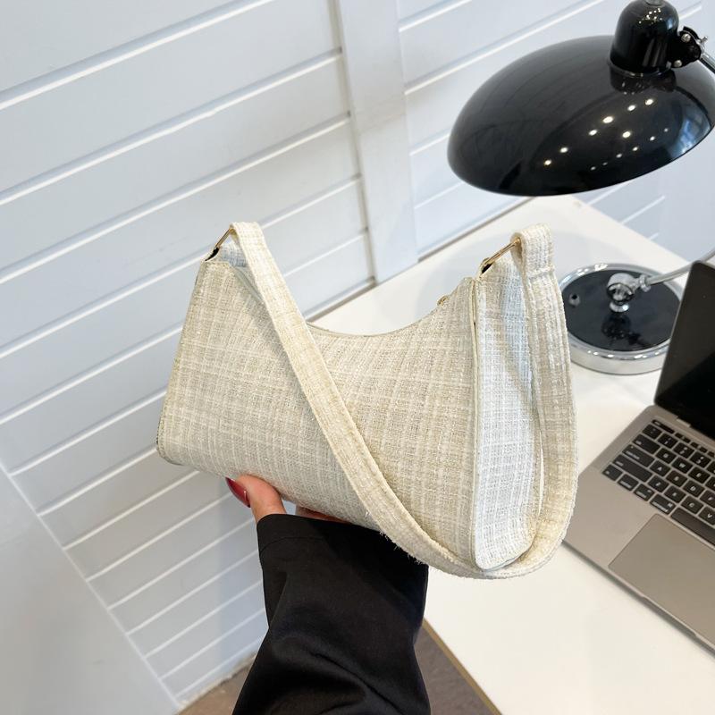 Colorblock Plaid Pattern Bag Handbag, Shoulder Bag Minimalist, Casual Lightweight, Portable